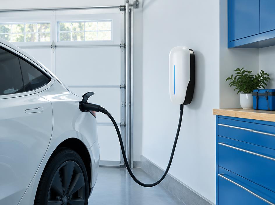 Representative ev charger installation