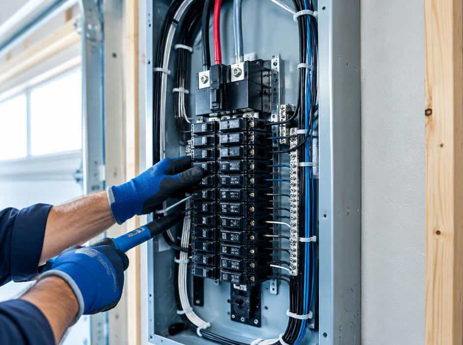 Representative electrical panel upgrades